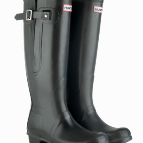 Black Hunter Boot (Wide Calf) - Picture 2 of 2